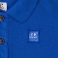 C.P. Company Boys Blue Chest Badge L/s Polo Shirt 63586 by C.P. Company Undersixteen from Hurleys