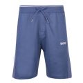 Mens Navy Poly Blend Sweat Shorts 107083 by BOSS from Hurleys