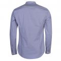 Mens Blue Tile Print Slim L/s Shirt 22283 by Emporio Armani from Hurleys