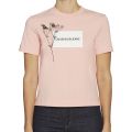 Womens Blossom Flower Graphic Straight Fit S/s T Shirt 49954 by Calvin Klein from Hurleys