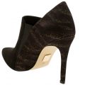 Womens Black & Gold Kromptie Zip Boot Heels 15770 by Moda In Pelle from Hurleys