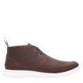 Mens Dark Brown Leon Leather Ankle Boots 48676 by PS Paul Smith from Hurleys