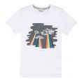 Boys White Remo S/s T Shirt 24355 by Paul Smith Junior from Hurleys