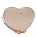 Womens Rose Gold Amellie Heart Crossbody Bag 46165 by Ted Baker from Hurleys
