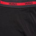 Mens Black Branded 2 Pack Trunks 51841 by HUGO from Hurleys