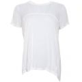 Womens Winter White Caution S/s Tee Shirt