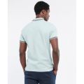 Mens Pastel Spruce Essential Tipped S/s Polo Top 105618 by Barbour International from Hurleys