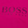 Womens Bright Pink Temellow Logo S/s T Shirt 74099 by BOSS from Hurleys