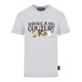 Mens White Crew Logo S/s T Shirt 46745 by Versace Jeans Couture from Hurleys