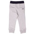 Boys Grey Branded Jog Pants