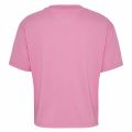 Womens Pink Daisy Colour Linear Logo S/s T Shirt 58132 by Tommy Jeans from Hurleys
