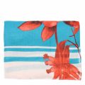 Womens Turquoise Colieen Fantasia Wide Scarf 40449 by Ted Baker from Hurleys