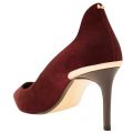 Womens Burgundy Vyixin Suede Court 18722 by Ted Baker from Hurleys