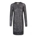 Womens Silver Sequin L/s Mini Dress 79478 by Michael Kors from Hurleys