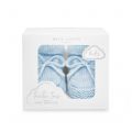 Baby Blue Knitted Booties 81930 by Katie Loxton from Hurleys