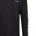 Mens Black Logo Coordinates L/s T Shirt 102888 by Calvin Klein from Hurleys