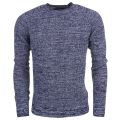 Mens Sartho Blue & Ivory Jayvi Crew Neck Knitted Jumper 15501 by G Star from Hurleys