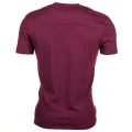 Mens Claret Marl Crew S/s Tee Shirt 64953 by Lyle and Scott from Hurleys