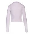 Womens White Baby Crop Timeless L/s T Shirt 101747 by Tommy Jeans from Hurleys