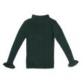 Girls Green Ribbed Frill Polo Neck Top 48495 by Mayoral from Hurleys
