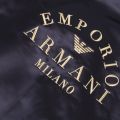 Mens Black Eagle Branded Reversible Jacket 45653 by Emporio Armani from Hurleys