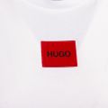 Womens White The Slim Tee Patch S/s T Shirt 88315 by HUGO from Hurleys