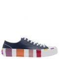 Womens Navy Nolan Stripe Trainers 20122 by PS Paul Smith from Hurleys