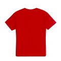 Boys Red Layered Logo S/s T Shirt 83135 by Emporio Armani from Hurleys