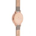 Womens London Grey & Rose Gold Signature Floral Midi Dial Watch 26052 by Olivia Burton from Hurleys