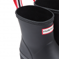 Womens Black Original Play Boot Short Wellington Boots 99969 by Hunter from Hurleys