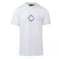 Mens Illusion Blue Logo Print S/s T Shirt 105891 by MA.STRUM from Hurleys