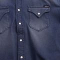 Mens Blue Hyperflex Denim L/s Shirt 73276 by Replay from Hurleys