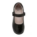 Girls Black Patent Colourissima Bow F Fit Shoes (25-35) 44958 by Lelli Kelly from Hurleys