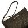 Womens Black Embossed Shoulder Bag 72765 by Love Moschino from Hurleys