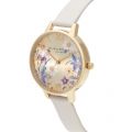 Womens Nude & Gold Best In Show Vegan Strap Watch 49172 by Olivia Burton from Hurleys