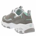 Womens Grey/Mint DLites Interlude Trainers 40719 by Skechers from Hurleys