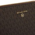 Womens Brown Signature Jet Set Large Dome Crossbody Bag 89566 by Michael Kors from Hurleys