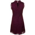 Womens Oxblood Latoya High Neck Lace Dress 62016 by Ted Baker from Hurleys