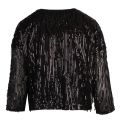Womens Black Viromanti Sequin Cover Up 81701 by Vila from Hurleys