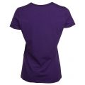Womens Violet Embossed Logo S/s T Shirt 15651 by Love Moschino from Hurleys