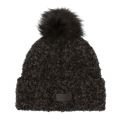 Womens Black Boucle Knitted Pom Hat 80930 by UGG from Hurleys