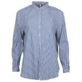 Womens Blue Emai_7 Stripe L/s Shirt 9422 by BOSS from Hurleys