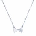 Womens Silver Tengar Tux Bow Pendant 40594 by Ted Baker from Hurleys