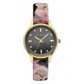 Womens Black & Floral Porcelain Rose Watch 10102 by Ted Baker from Hurleys