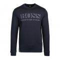 BOSS Sweatshirt Mens Navy Salbo Iconic