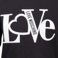 Womens Black Love Moschino Love S/s T Shirt 101387 by Love Moschino from Hurleys