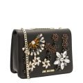 Womens Black Jewelled Crossbody Bag 31683 by Love Moschino from Hurleys