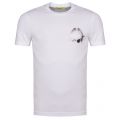 Mens White Small Iconic Logo Slim S/s T Shirt 25264 by Versace Jeans from Hurleys
