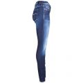 Womens Blue Wash Joi Hyperflex Skinny Fit Jeans 67708 by Replay from Hurleys