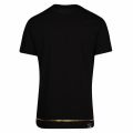 Mens Black VJ Bold Print Regular Fit S/s T Shirt 41788 by Versace Jeans from Hurleys